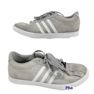 Adidas Neo Courset Gray Suede Sneakers Women's Size 9 - AW4209